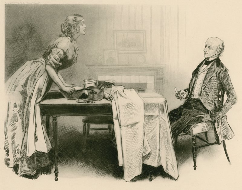 Dick Swiveler og marsjoninnen av Charles Dana Gibson