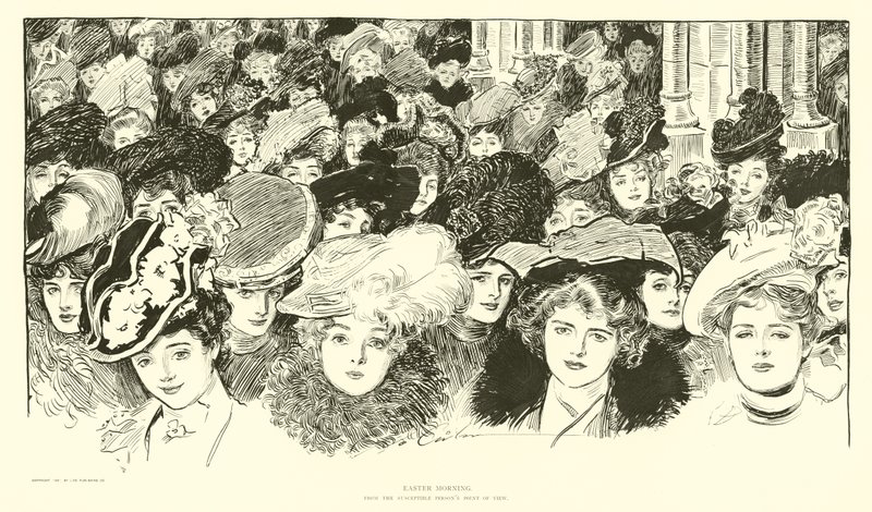 Påskemorgen, fra mottakelige personers synspunkt av Charles Dana Gibson