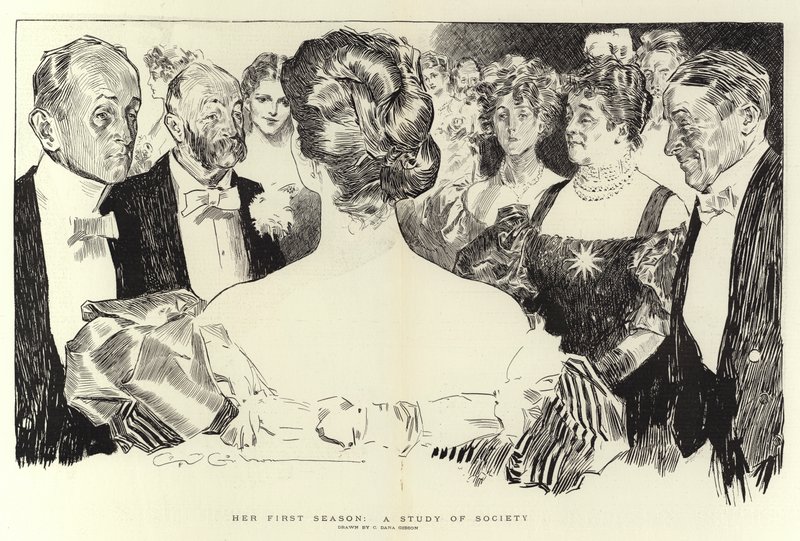 Hennes første sesong, en studie av samfunnet av Charles Dana Gibson