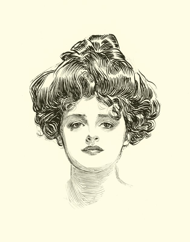 Illustrasjon for The Social Ladder av Charles Dana Gibson