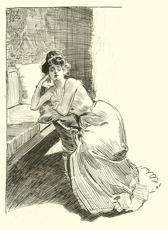Illustrasjon for The Social Ladder av Charles Dana Gibson