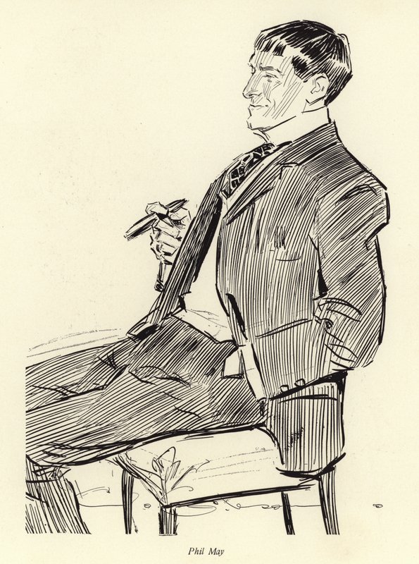 Phil May, portrett av Charles Dana Gibson