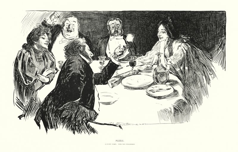 Puslespill (medlemmer) av Charles Dana Gibson