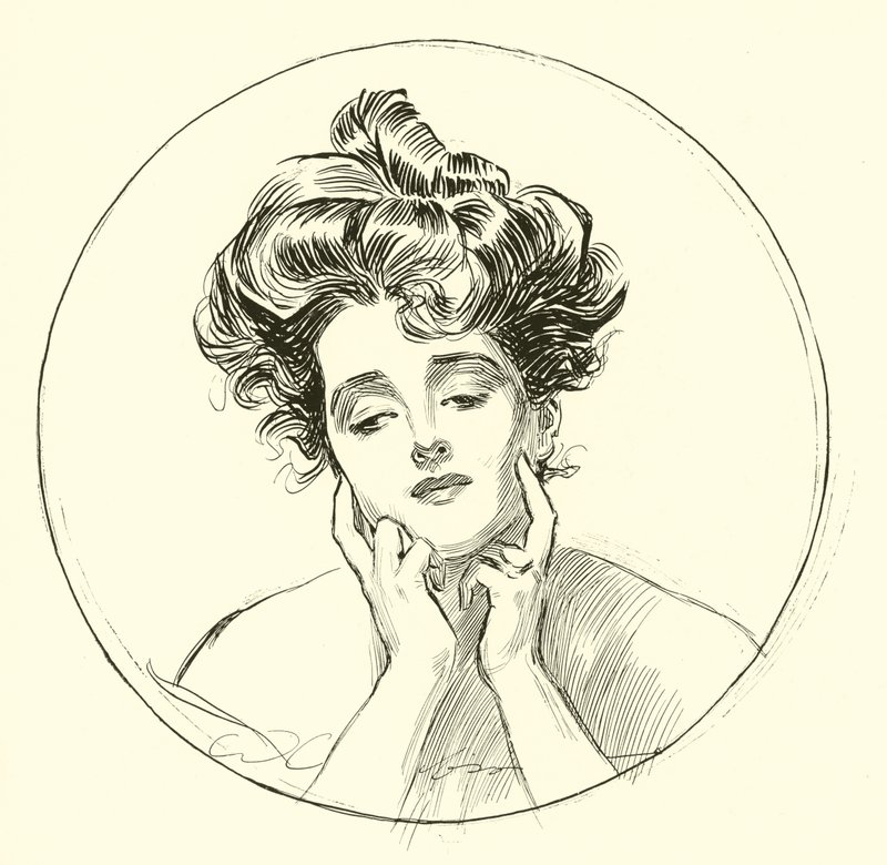Den vakre enken av Charles Dana Gibson