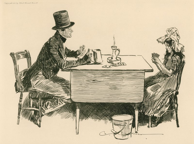 Tom Pinch og søsteren hans av Charles Dana Gibson
