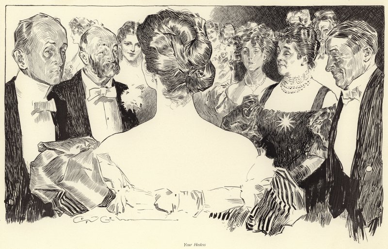 Vertinnen din av Charles Dana Gibson