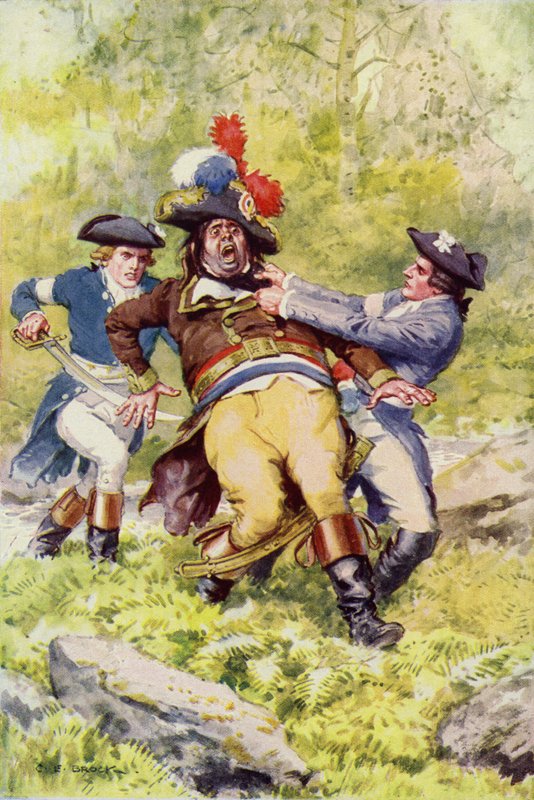 Hectors fingre var vridd i halsduken hans ... av Charles Edmund Brock
