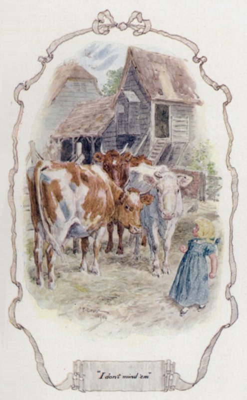 Jeg har ikke noe imot dem (farge litho) av Charles Edmund Brock
