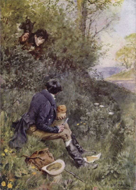 Illustrasjon for The Broad Highway a Romance of Kent av Charles Edmund Brock