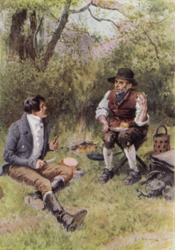 Illustrasjon for The Broad Highway a Romance of Kent av Charles Edmund Brock