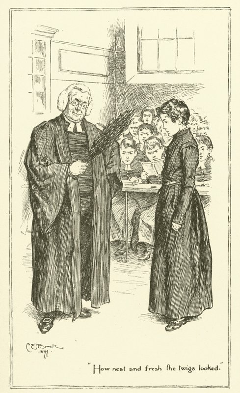 Illustrasjon for The Essays of Elia av Charles Lamb (gravering) av Charles Edmund Brock