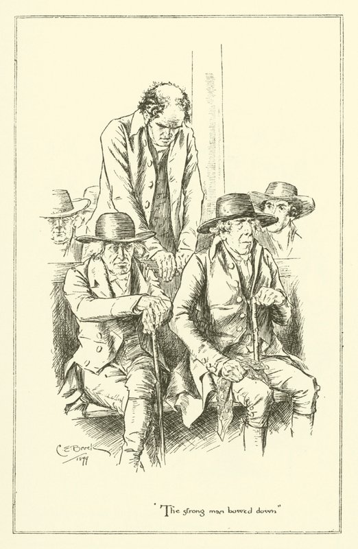 Illustrasjon for The Essays of Elia av Charles Lamb (gravering) av Charles Edmund Brock