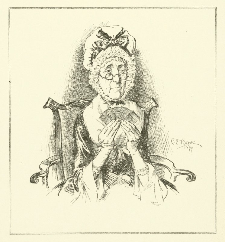 Illustrasjon for The Essays of Elia av Charles Lamb (gravering) av Charles Edmund Brock