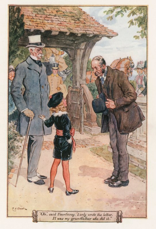Little Lord Fauntleroy av Frances Hodgson Burnett av Charles Edmund Brock