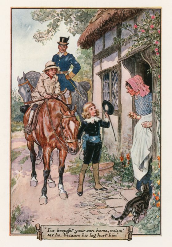 Little Lord Fauntleroy av Frances Hodgson Burnett av Charles Edmund Brock