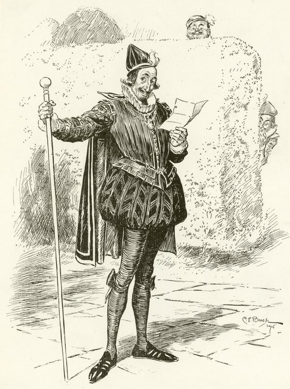 Malvolio av Charles Edmund Brock