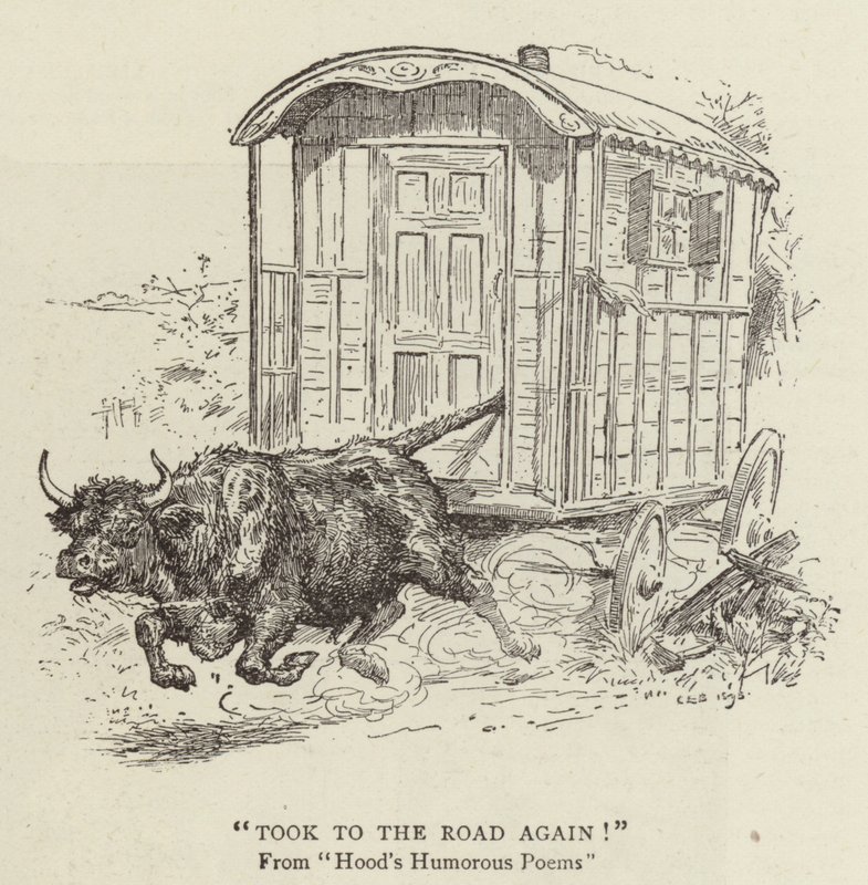 Tok to the Road Again!, Hoods humoristiske dikt av Charles Edmund Brock