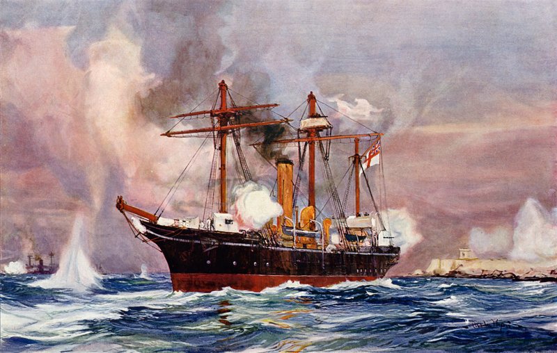 Godt gjort Condor. Bombardementet av Alexandria, 1882 av Charles Edward Dixon