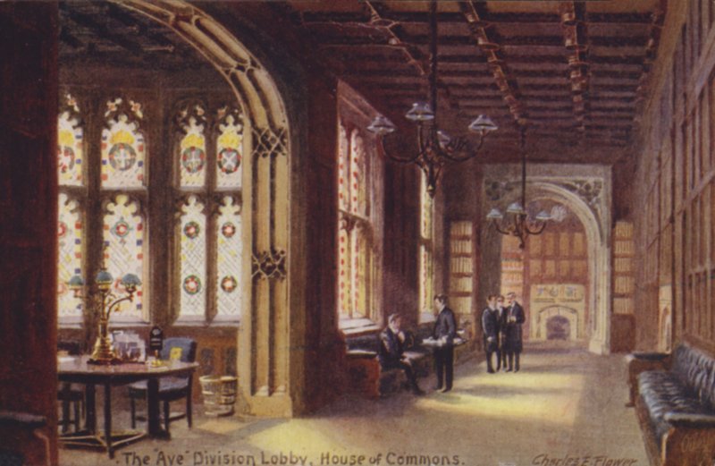 Aye Division Lobby, Underhuset av Charles Edwin Flower