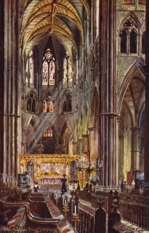 Koret, Westminster Abbey av Charles Edwin Flower