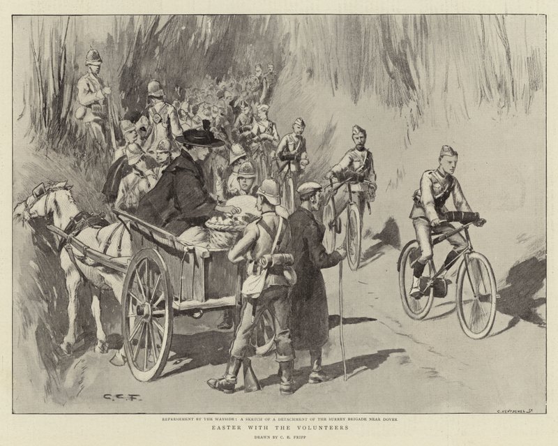 Påske med de frivillige av Charles Edwin Fripp