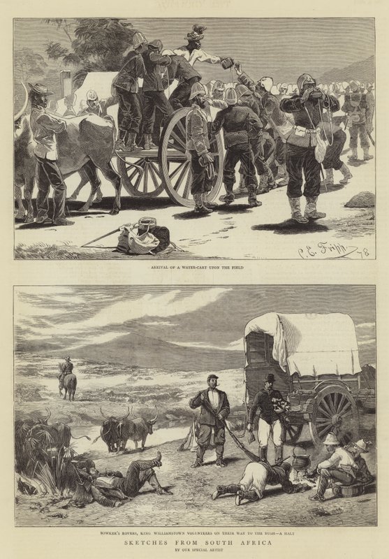 Skisser fra Sør-Afrika av Charles Edwin Fripp