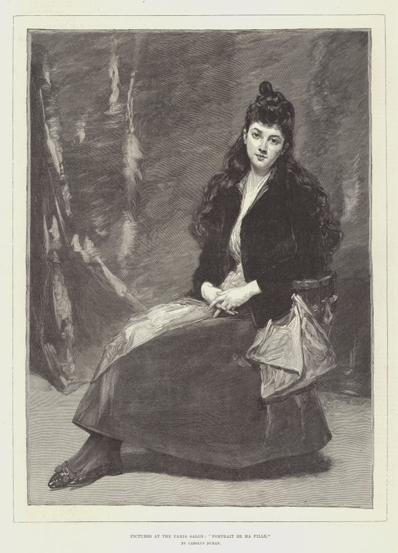 Bilder på salongen i Paris, Portrett av datteren min av Charles Emile Auguste Carolus Duran