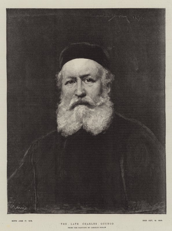 Den avdøde Charles Gounod av Charles Emile Auguste Carolus Duran