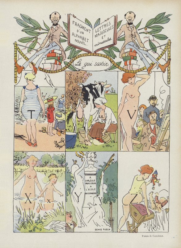 Illustrasjon for Le Rire av Charles Emile Egli