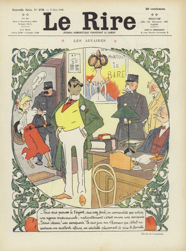 Illustrasjon for Le Rire av Charles Emile Egli