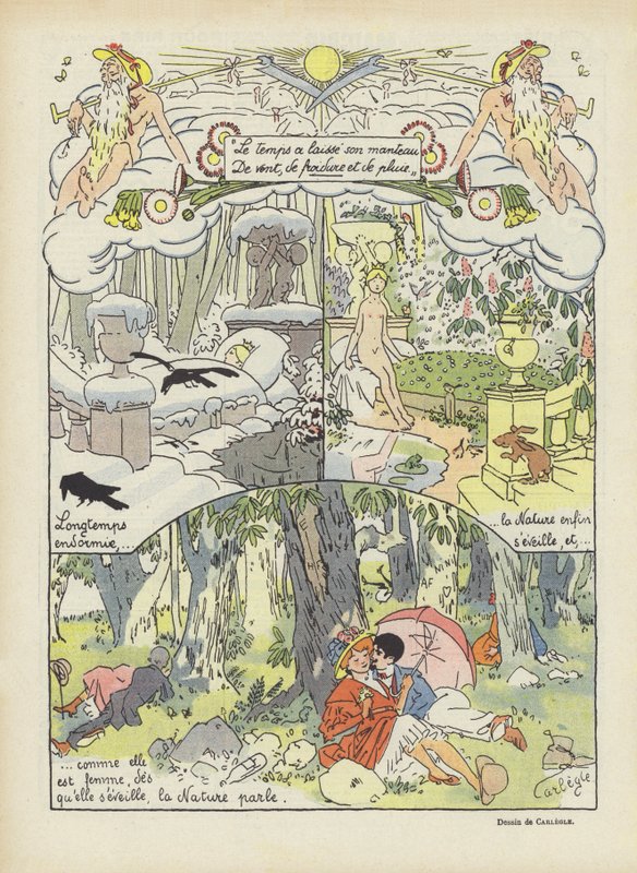 Illustrasjon for Le Rire av Charles Emile Egli