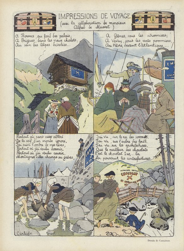 Illustrasjon for Le Rire av Charles Emile Egli