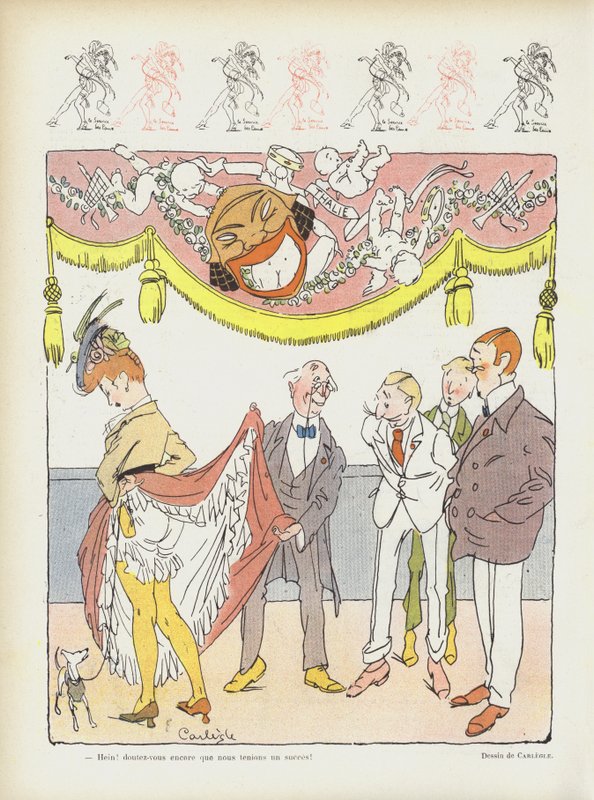Illustrasjon for Le Rire av Charles Emile Egli