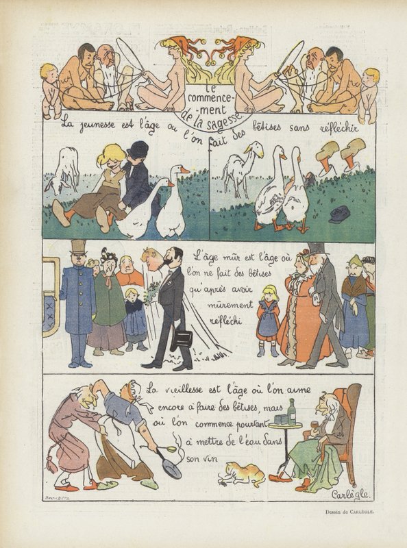 Illustrasjon for Le Rire av Charles Emile Egli