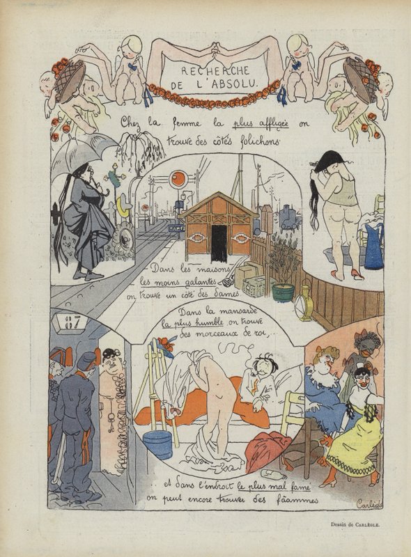 Illustrasjon for Le Rire av Charles Emile Egli