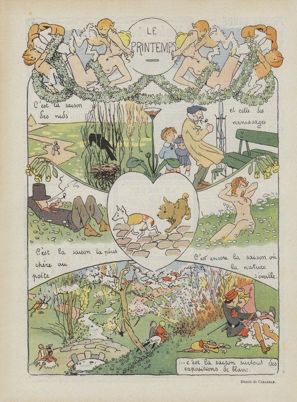 Illustrasjon for Le Rire av Charles Emile Egli