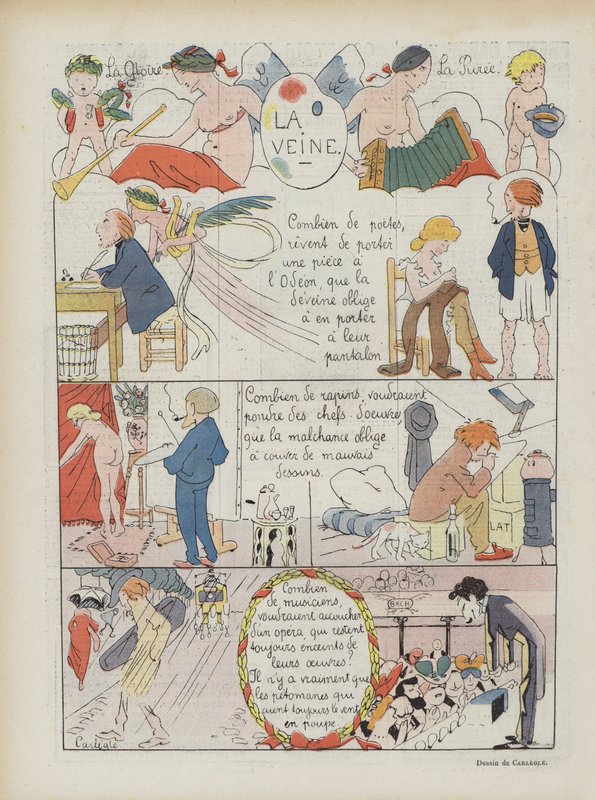 Illustrasjon for Le Rire av Charles Emile Egli