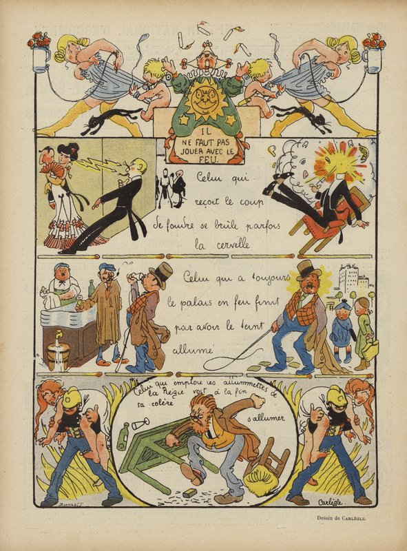 Illustrasjon for Le Rire av Charles Emile Egli