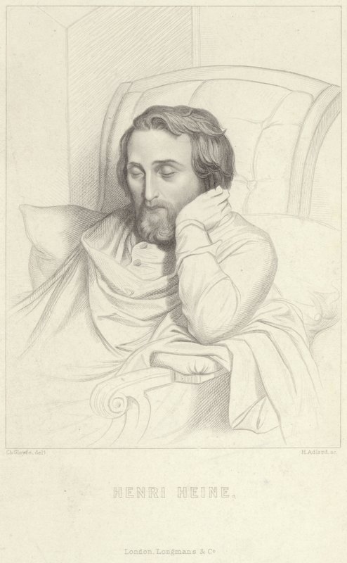 Portrett av Henri Heine av Charles Gleyre
