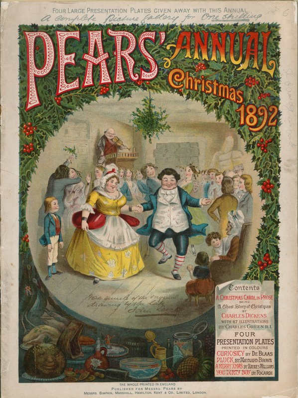 Forside av Pears Christmas Annual, 1892 av Charles Green