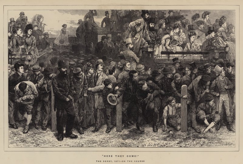 Here They Come!, Derbyet, 1871, På kurs av Charles Green