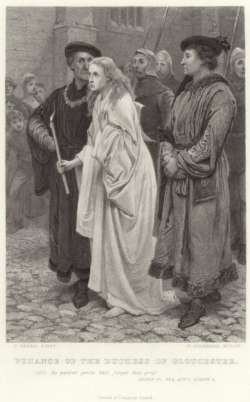 Bot fra hertuginnen av Gloucester, Henry VI, Pt 2, Act 2, Scene 4 av Charles Green