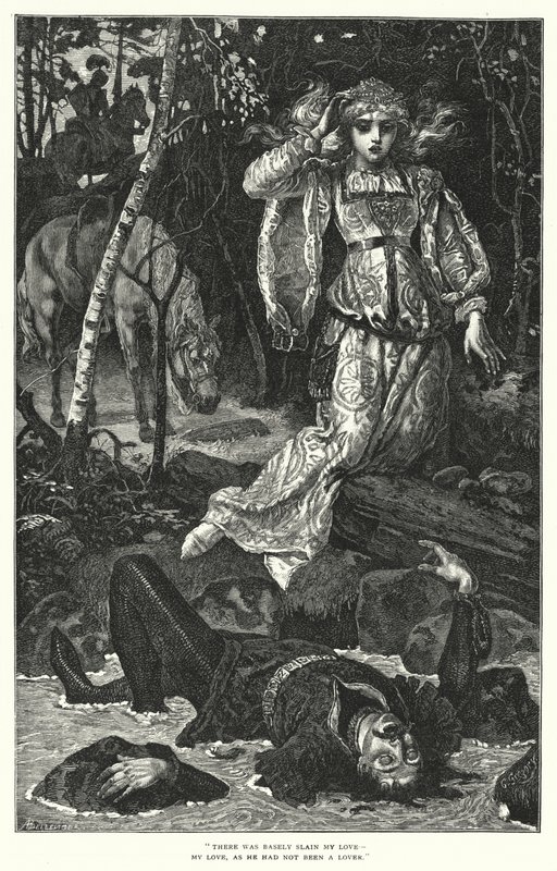The Braes Of Yarrow (gravering) av Charles Gregory