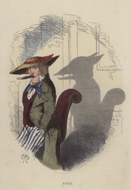 Foxy (farget gravering) av Charles Henry Bennett