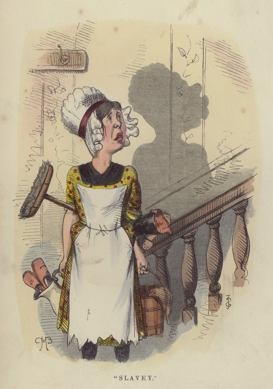 Slavey (farget gravering) av Charles Henry Bennett