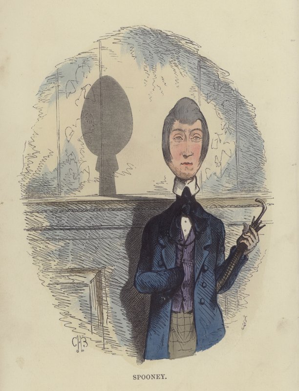Spoony (farget gravering) av Charles Henry Bennett