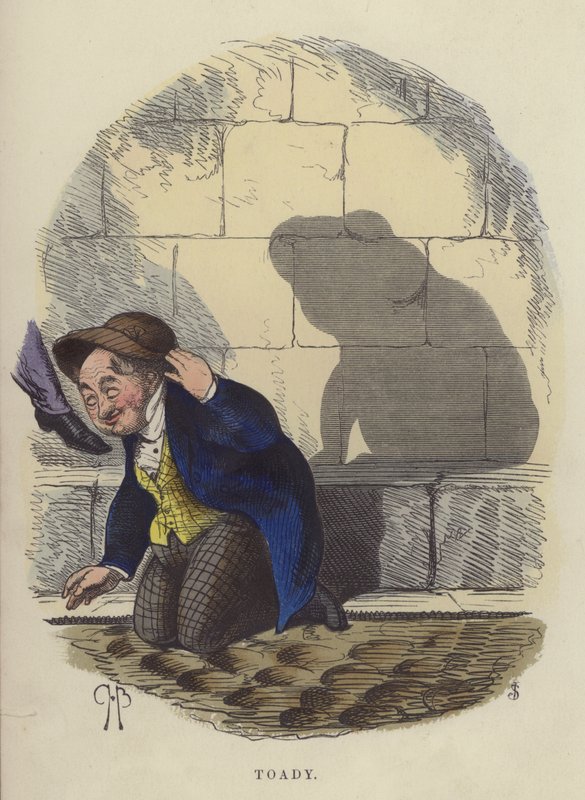 Toady (farget gravering) av Charles Henry Bennett