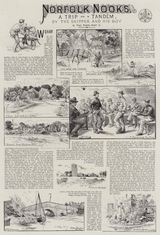 Norfolk Nooks (gravering) av Charles J. (after) Staniland