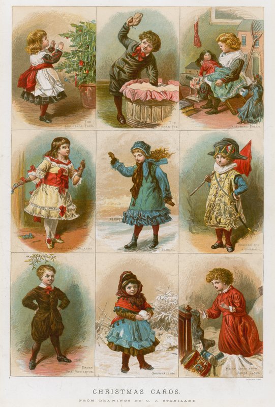 Julekort av Charles J. Staniland
