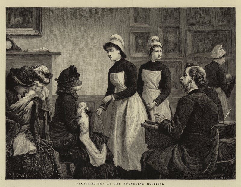 Mottaksdag på Foundling Hospital av Charles J. Staniland